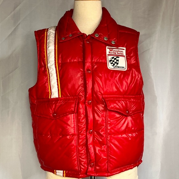 SOLD 12/17 Winston Cup Series Vintage NASCAR Puffer Vest - Picture 4 of 12